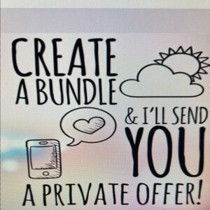 Create a Bundle .. I will send an Offer !